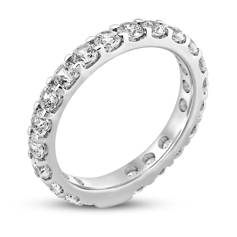 Diamond Sizeable Eternity Ring 2 ct tw Round-cut 14K White Gold