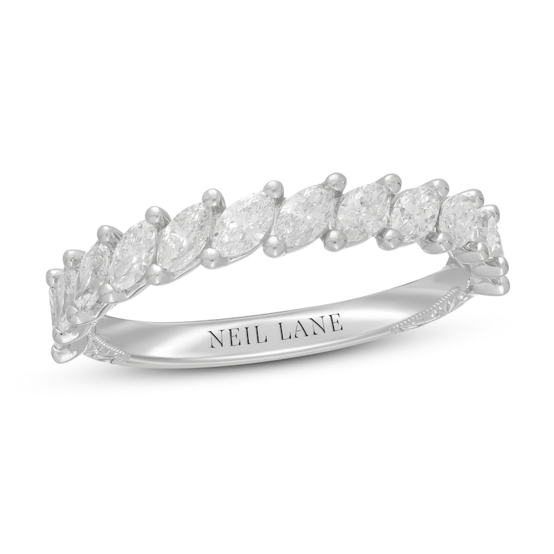 Main Image 1 of Neil Lane Premiere Diamond Anniversary Ring 1 ct tw Marquise-Cut 14K White Gold