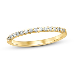 Diamond Anniversary Ring 1/6 ct tw Round-cut 10K Yellow Gold