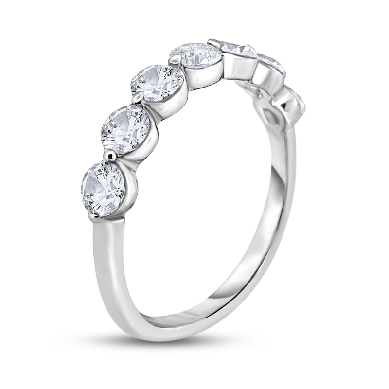 Main Image 2 of Diamond Anniversary Band 1/2 ct tw Round-Cut 14K White Gold