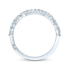 Thumbnail Image 2 of Monique Lhuillier Bliss Diamond Wedding Band 1-1/4 ct tw Round & Marquise-cut 18K White Gold