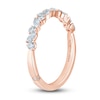 Thumbnail Image 2 of Monique Lhuillier Bliss Diamond Wedding Band 1/2 ct tw Marquise & Round-cut 18K Rose Gold