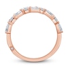 Thumbnail Image 3 of Monique Lhuillier Bliss Diamond Wedding Band 1-1/4 ct tw Pear & Round-cut 18K Rose Gold