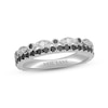 Thumbnail Image 1 of Neil Lane Black & White Diamond Anniversary Band 5/8 ct tw Round-cut 14K White Gold