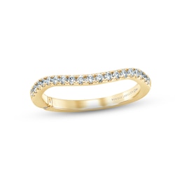 Monique Lhuillier Bliss Diamond Contour Anniversary Ring 1/4 ct tw Round-cut 18K Yellow Gold