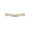 Thumbnail Image 4 of Monique Lhuillier Bliss Diamond Contour Anniversary Ring 1/4 ct tw Round-cut 18K Yellow Gold