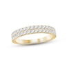 Thumbnail Image 1 of Diamond Anniversary Ring 1/2 ct tw Round-cut 14K Yellow Gold