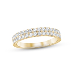 Now + Forever Diamond Anniversary Ring 1/2 ct tw Round-cut 14K Yellow Gold