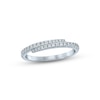 Thumbnail Image 1 of Diamond Anniversary Ring 1/4 ct tw Round-cut 10K White Gold