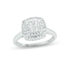 Thumbnail Image 1 of Diamond Promise Ring 1/2 ct tw Round & Baguette-cut 10K White Gold