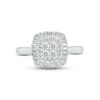 Thumbnail Image 3 of Diamond Promise Ring 1/2 ct tw Round & Baguette-cut 10K White Gold