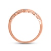 Thumbnail Image 1 of Diamond Contour Anniversary Ring 1/3 ct tw Round-cut 14K Rose Gold