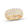 Thumbnail Image 1 of Diamond Eternity Anniversary Ring 4 ct tw Round & Princess-cut 14K Yellow Gold