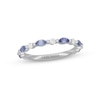 Thumbnail Image 1 of Neil Lane Tanzanite & Diamond Anniversary Ring 1/6 ct tw 14K White Gold