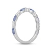 Thumbnail Image 2 of Neil Lane Tanzanite & Diamond Anniversary Ring 1/6 ct tw 14K White Gold