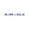 Thumbnail Image 3 of Neil Lane Tanzanite & Diamond Anniversary Ring 1/6 ct tw 14K White Gold