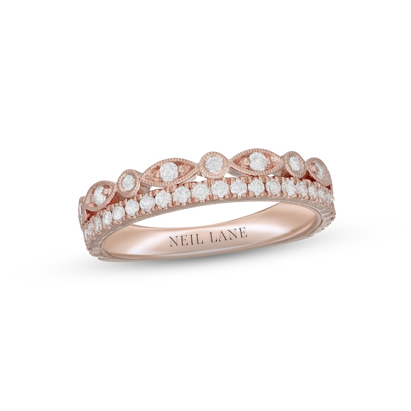 Neil Lane Diamond Anniversary Ring 1/2 ct tw 14K Rose Gold