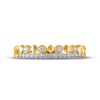 Thumbnail Image 2 of Diamond Anniversary Ring 1/5 ct tw Round-cut 10K Two-Tone Gold