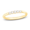 Thumbnail Image 1 of Now + Forever Diamond Rope Anniversary Ring 1/5 ct tw Round-cut 10K Yellow Gold