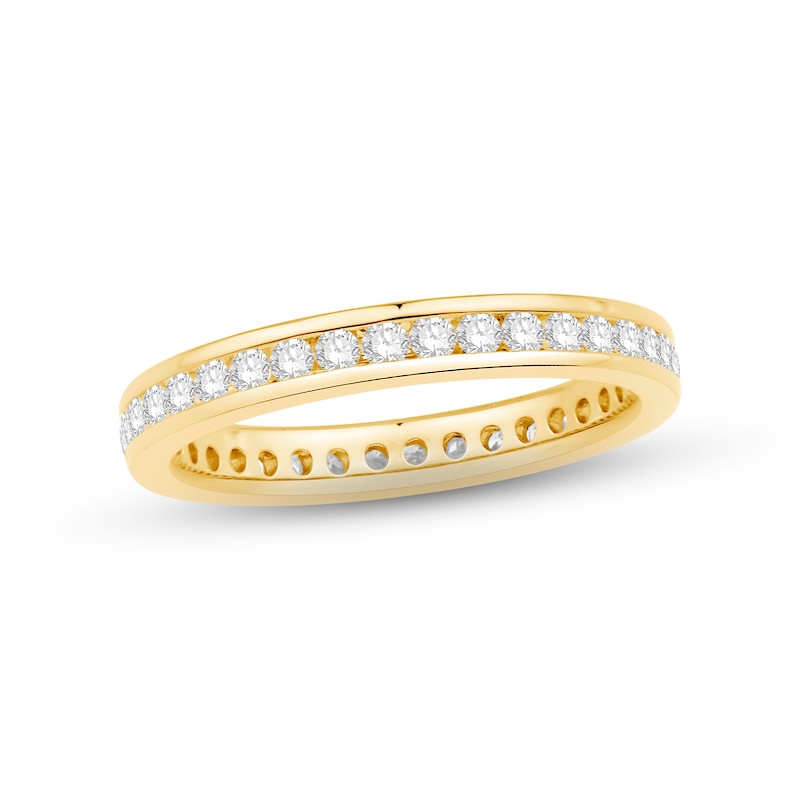 Main Image 1 of Diamond Eternity Ring 1/2 ct tw Round-cut 14K Yellow Gold