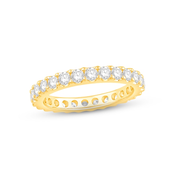 Diamond Eternity Ring /2 ct tw Round-cut 14K Yellow Gold