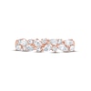 Thumbnail Image 3 of Monique Lhuillier Bliss Diamond Anniversary Band 3/4 ct tw Pear & Round-cut 18K Rose Gold