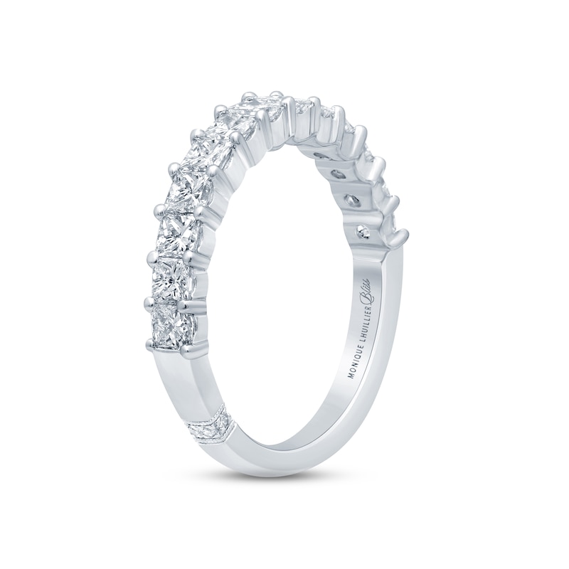 Main Image 2 of Monique Lhuillier Bliss Diamond Anniversary Band 1-1/8 ct tw Princess & Round-cut cut 18K White Gold