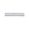 Thumbnail Image 4 of Monique Lhuillier Bliss Diamond Anniversary Band 1-1/8 ct tw Princess & Round-cut cut 18K White Gold