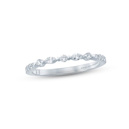 Monique Lhuillier Bliss Diamond Anniversary Band 1/3 ct tw Round & Marquise-cut 18K White Gold