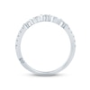 Thumbnail Image 3 of Monique Lhuillier Bliss Diamond Anniversary Band 1/3 ct tw Round & Marquise-cut 18K White Gold