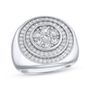 Thumbnail Image 1 of Men's Lab-Grown Diamonds by KAY Ring 2 ct tw Round-cut 14K White Gold