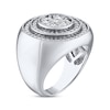 Thumbnail Image 2 of Men's Lab-Grown Diamonds by KAY Ring 2 ct tw Round-cut 14K White Gold