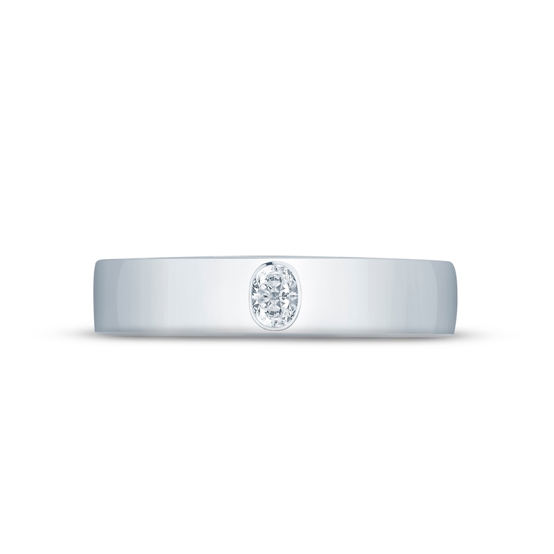 Monique Lhuillier Bliss Diamond Anniversary Band 1/4 ct tw Oval & Round-cut 18K White Gold