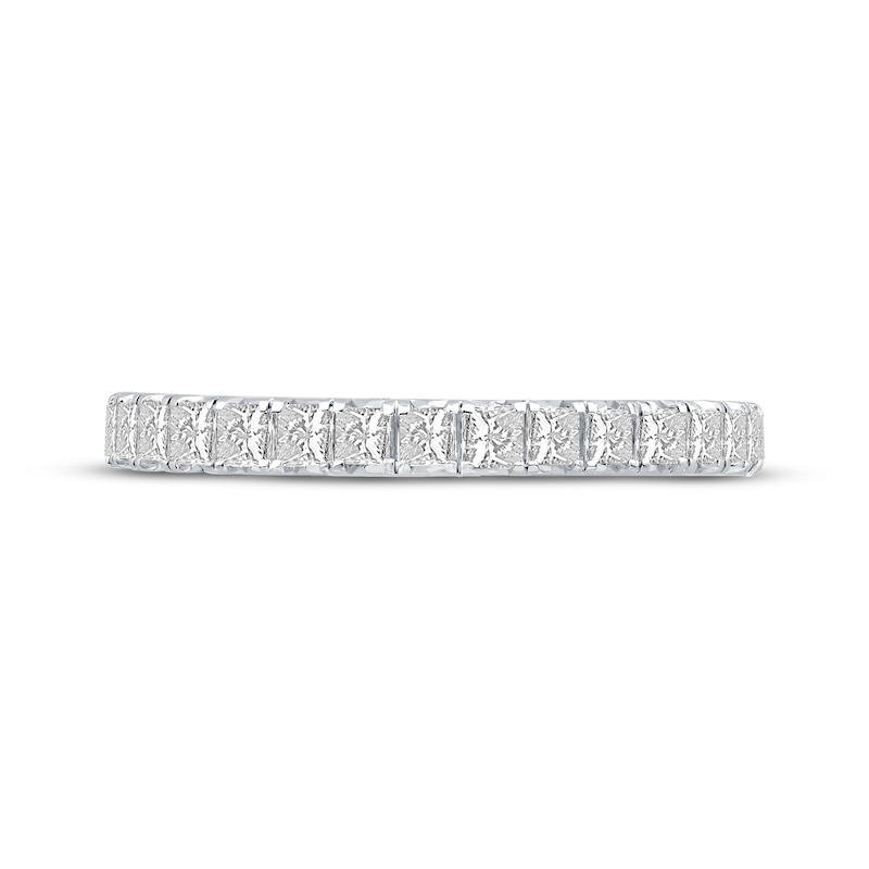 Main Image 3 of Diamond Eternity Ring 1 ct tw Princess-cut 14K White Gold