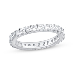 Diamond Eternity Ring 2 ct tw Princess-cut 14K White Gold