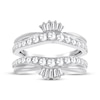 Thumbnail Image 3 of Baguette & Round-Cut Diamond Enhancer Ring 1 ct tw 14K White Gold