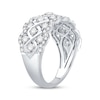 Thumbnail Image 2 of Diamond Scalloped Anniversary Band 1 ct tw 14K White Gold