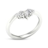 Thumbnail Image 2 of Now + Forever Marquise & Baguette-Cut Diamond Enhancer Ring 1/3 ct tw 14K White Gold