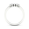 Thumbnail Image 4 of Now + Forever Marquise & Baguette-Cut Diamond Enhancer Ring 1/3 ct tw 14K White Gold