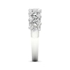 Thumbnail Image 3 of Baguette & Round-Cut Diamond Anniversary Band 1/2 ct tw 14K White Gold