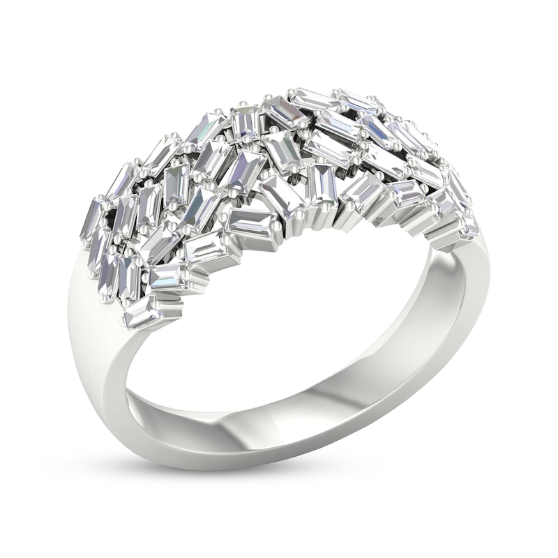 Main Image 2 of Baguette-Cut Diamond Anniversary Band 3/4 ct tw 14K White Gold