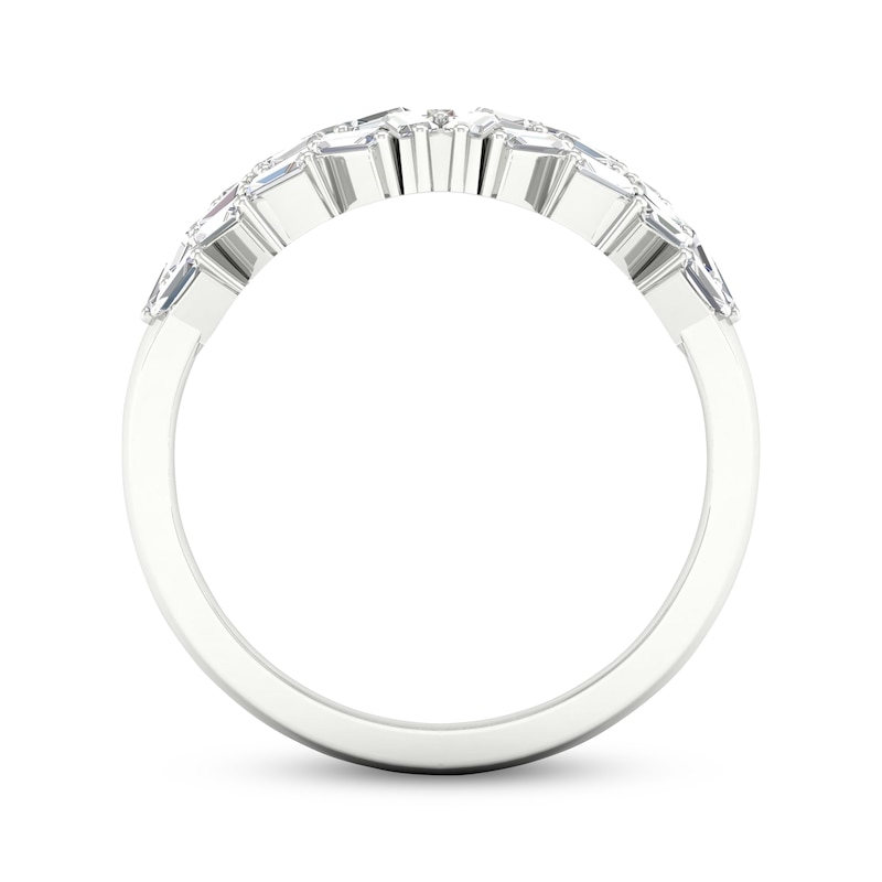 Main Image 4 of Baguette-Cut Diamond Anniversary Band 3/4 ct tw 14K White Gold