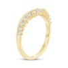 Thumbnail Image 2 of Diamond Chevron Anniversary Band 1/2 ct tw 14K Yellow Gold