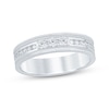 Thumbnail Image 1 of Vintage-Style Round-Cut Diamond Anniversary Band 1/3 ct tw 10K White Gold