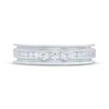 Thumbnail Image 3 of Vintage-Style Round-Cut Diamond Anniversary Band 1/3 ct tw 10K White Gold