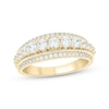 Thumbnail Image 1 of Round-Cut Diamond Three-Row Anniversary Band 1 ct tw 14K Yellow Gold