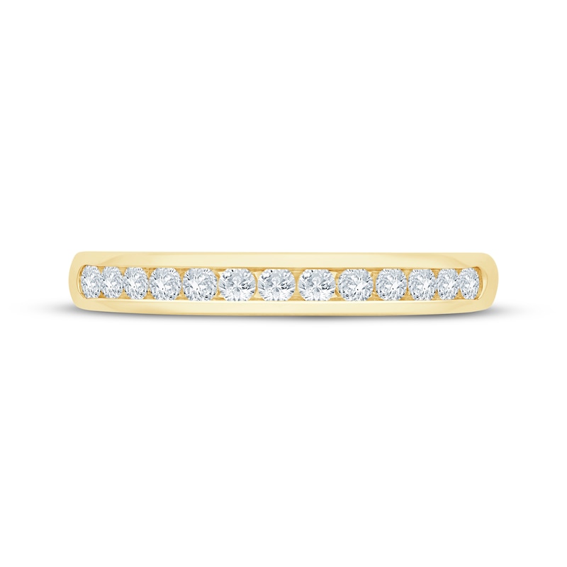 Main Image 3 of Round-Cut Diamond Anniversary Band 1/4 ct tw 14K Yellow Gold