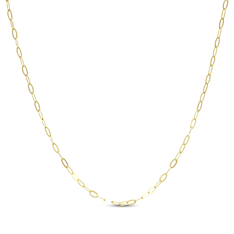 14k Gold Rolo Chain Extender Real Yellow Gold Necklace 