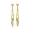 Thumbnail Image 1 of Polished Twist Hoop Earrings 14K Yellow Gold 18mm