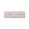 Thumbnail Image 4 of Monique Lhuillier Bliss Pear-Shaped, Marquise & Round-Cut Diamond Anniversary Ring 1 ct tw 18K Rose Gold